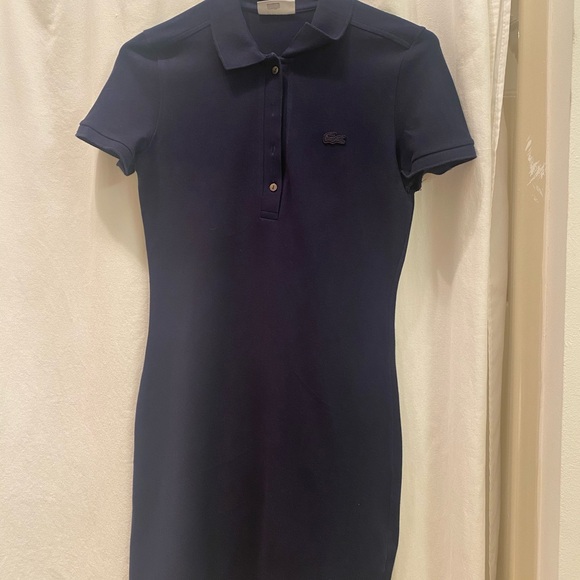 Lacoste Women's Dark Blue Mini Dress - Picture 1 of 2